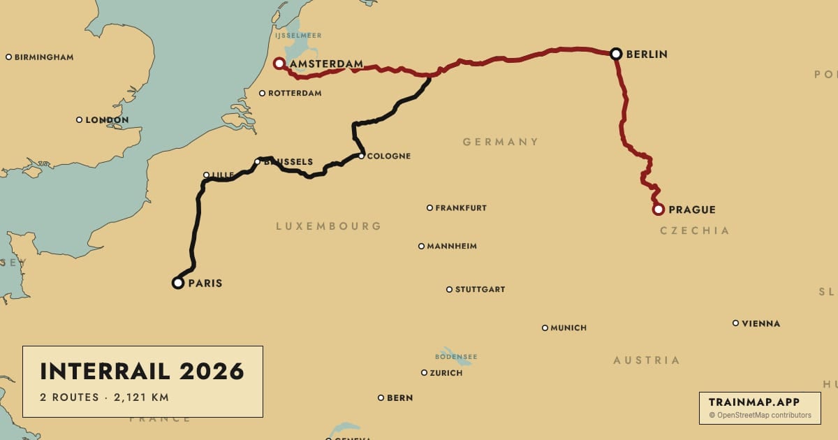 Share card: two routes on LMS 1925