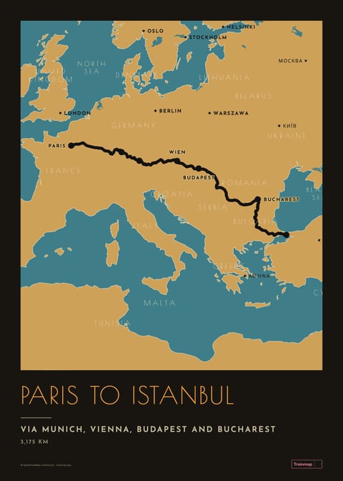 Poster of Paris to Istanbul