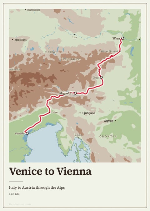 Poster of Venice to Vienna